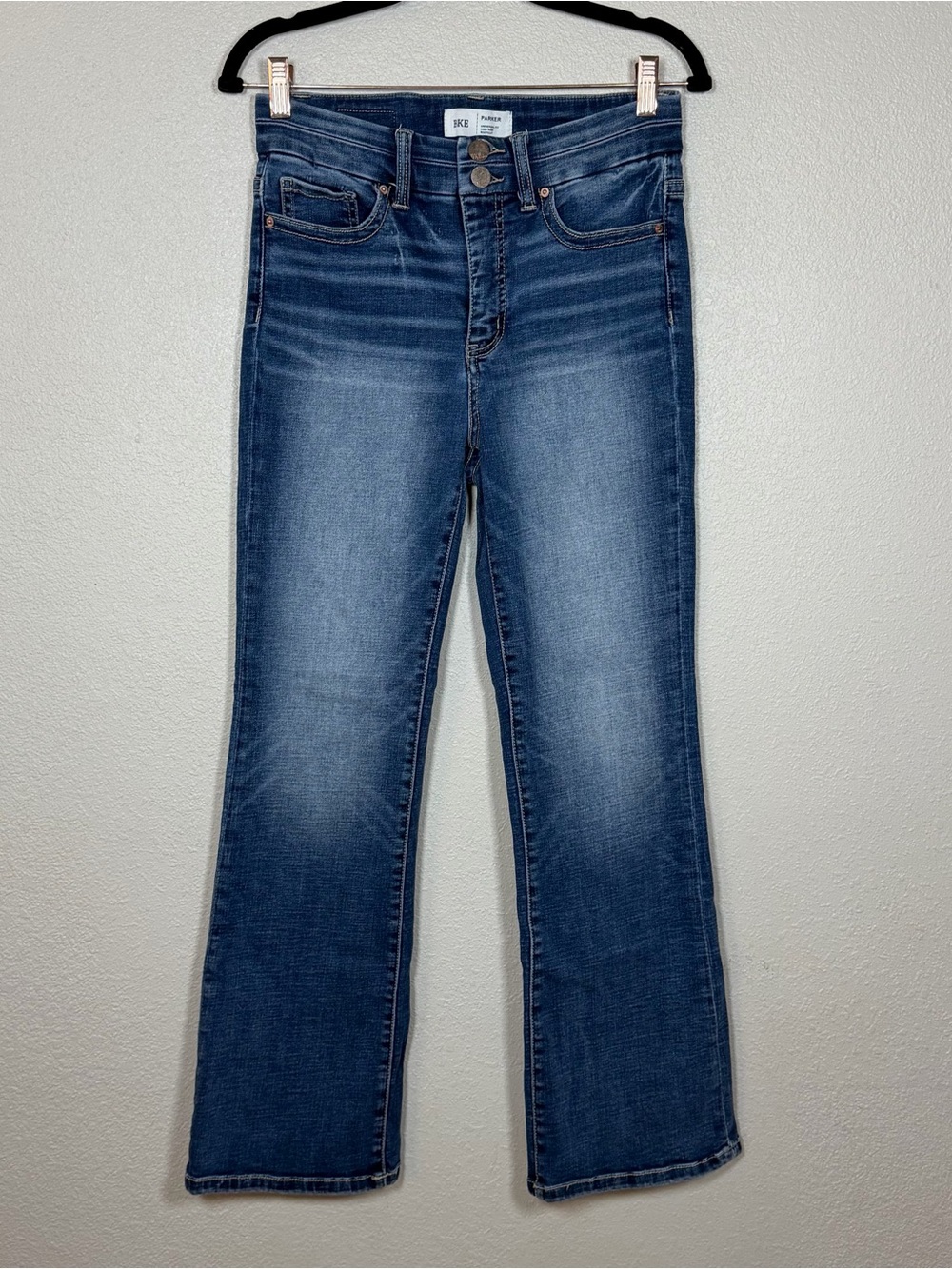 BKE Women’s Parker High Rise Bootcut Stretch Denim 27 Western Chic Americana